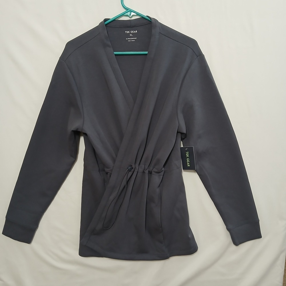 NEW Tech Gear XL Athletic Robe Heavy Weight Ultra Comfort Hooded Cord Locks